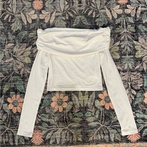 Elegant Off-Shoulder White Top